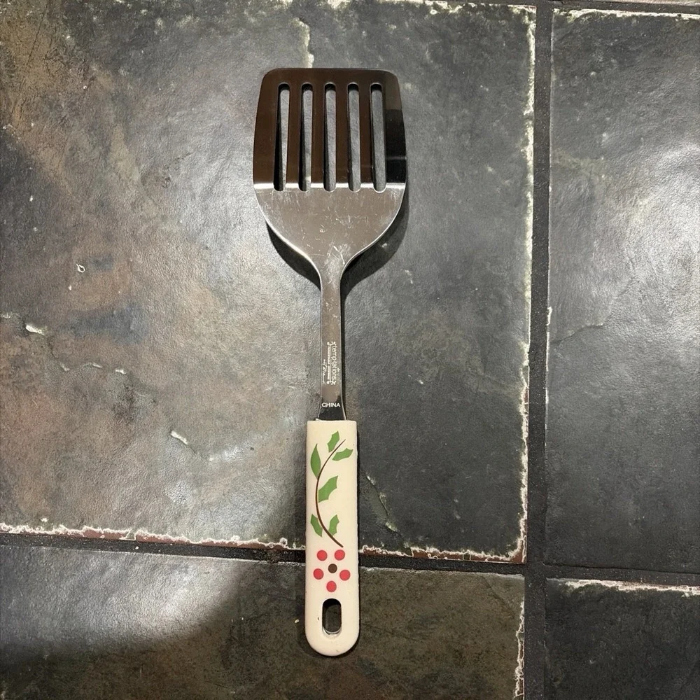 Vintage Temp-tations Rubber Silicone-Handle Spatula Christmas Holy